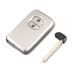 CS007125 Für Toyota Remote 2/3 Taste Auto Smart-Key-Fall Für Toyota Camry Schlüssel Abdeckung FOB Shell Blank Mit Klinge