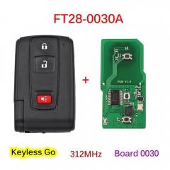 CN007198 Remote Car Key ASK 312MHz FCC ID B31EG-485 M0ZB31EG MOZB31EG TOY43