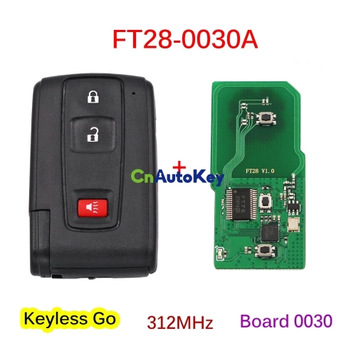 CN007198 Remote Car Key ASK 312MHz FCC ID B31EG-485 M0ZB31EG MOZB31EG TOY43