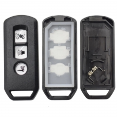 CS003047 Funda con botones para mando a distancia de motocicleta, carcasa inteligente sin llave para Honda PCX 2/3, 150, SH125, SH130, SH300, Forza 1