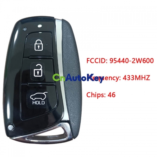 CN020033 3 Button Smart Remote Key FOB for HYUNDAI Santa Fe 433MHz ID46