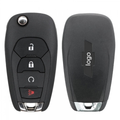 CN014091 3+1 Button Remote For 2015+ Chevrolet Cruze Flip Key 434Mhz 46 chips HU...