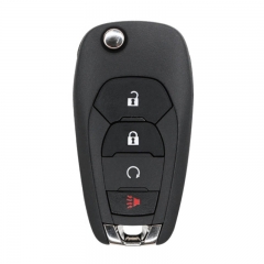 CN014091 3+1 Button Remote For 2015+ Chevrolet Cruze Flip Key 434Mhz 46 chips HU100 Blade Key