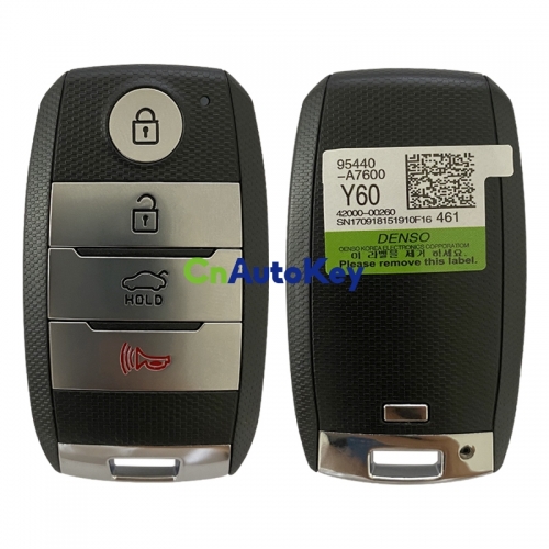 CN051110 For KIA Cerato 2016 Genuine Smart Key 4 Button 433MHz DST128 Transponder 95440-A7600