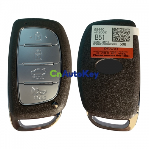 CN020220 2020 Hyundai Elantra Sedan 4DR Smart Remote Key Fob