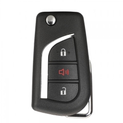 CN007268 3 Button BA2TA 433MHz 8A Chip 89070-0KB40 Folding Filp Remote Control Car Key Fob Fit For Toyota Hilux 2015 - 2020