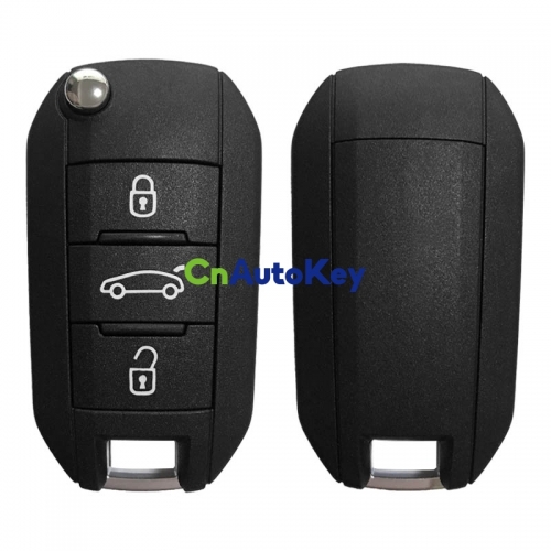 CN028020  Flip Key for Opel Buttons:3 / Frequency: 433MHz / Transponder: HITAG 128-bit AES / Blade signature: HU83 /Pre-cutted/ / Part No: 02.678.