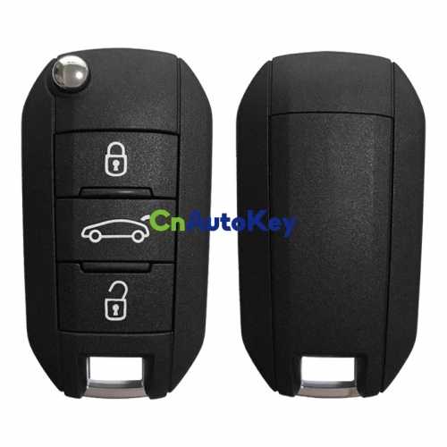 CN088006 OEM Flip Key for Vauxhall Buttons: 3 / Frequency: 434MHz / Transponder: HITAG AES/ Blade signature: HU83 /Part. No.: 98 118 022 77 / 98 106