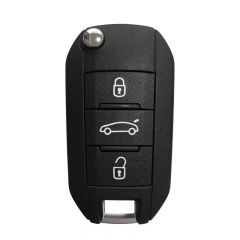 CN088006 OEM Flip Key for Vauxhall Buttons: 3 / Frequency: 434MHz / Transponder: HITAG AES/ Blade signature: HU83 /Part. No.: 98 118 022 77 / 98 106