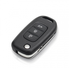 CS010036  2/3 Buttons Flip Folding Remote Car Key Case Shell For Renault Dacia Logan Sandero Lodgy Dokker Duster 2016 Uncut Blade