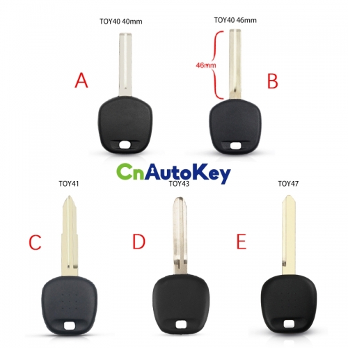 CS007126 Transponder Blank Chip Schlüssel Shell Für Toyota Rav4 Prado Corolla Camry Reiz Highlander Yaris Corolla Uncut Keine Logo