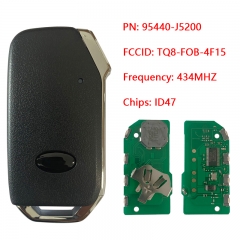 CN051154 95440-J5200 Smart Remote Key 4 Button 434MHz ID47 Chip for KIA Stinger 2018 2019+ FCCID: TQ8-FOB-4F15