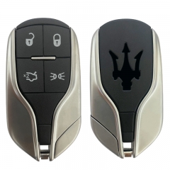 CS089001 With Logo 4 Buttons Remote Smart Luxury Car Key Shell For Maserati Pres...