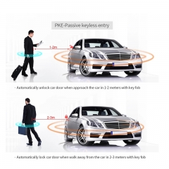 CNP162 EASYGUARD remote starter CAN BUS plug & play car alarm fit for Lexus ES300H Hybrid ES200 2014-18 with factory start stop button