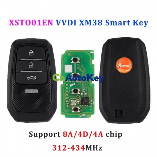 Xhorse Universal TOY-T VVDI XM38 Smart Key XSTO01EN for Toyota Support 4D 8A 4A All In One Support All Key Lost and Add Key