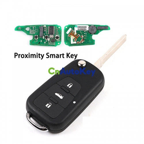 CN097009  Flip Remote Key 433MHz ID47 Chip 3 Button for MG GT GS