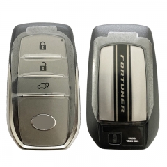 CN007281 car key Fit for Toyota FORTUNER 3Button Smart Remote key 433.92MHZ FCC ...