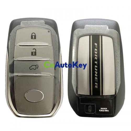 CN007281 car key Fit for Toyota FORTUNER 3Button Smart Remote key 433.92MHZ FCC ID :B3U2K2A/0010 BM1EK/0182 Board Number