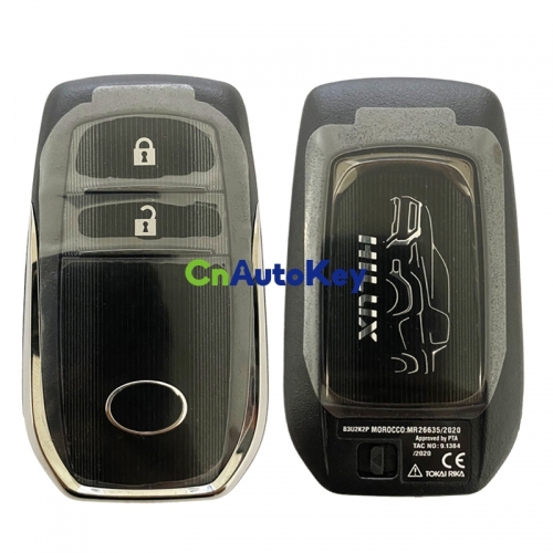 CN007283 car key Fit for Toyota HILUX 2Button Smart Remote key FCC ID :B3U2K2P/0010 BM1EW/0182 Board Number