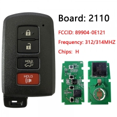 CN007157 2014-2019 For Toyota Highlander 4-Button Smart Key PN 89904-0E121 HYQ14...
