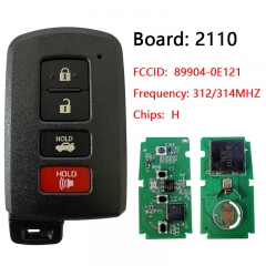 CN007146 2014-2019 For Toyota Highlander 4-Button Smart Key 315mhz PN 89904-0E12...