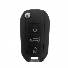 CN009051 3 Buttons Smart Remote Key For Peugeot 433 MHz Transponder HITAG AES（without logo）