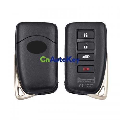 CN052052 Genuine Lexus RX 2016-2018 Smart Remote 4 Buttons 433MHz RF430 8A (Toyota A9) CHIP FCC ID:BP1EK 89904-48L60