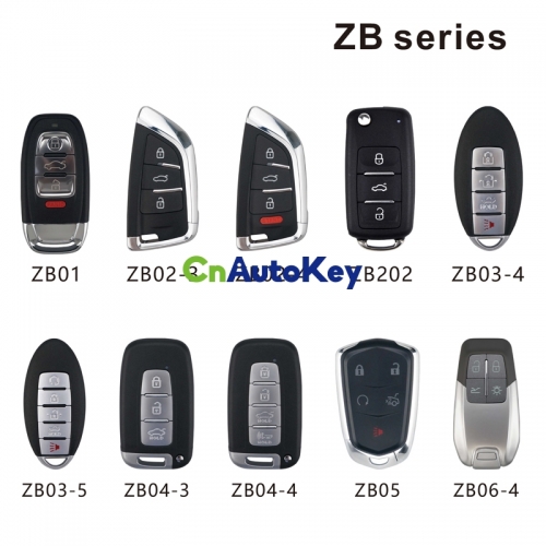 KEYDIY KD ZB Series ZB01 ZB02 ZB03 ZB04 ZB05 ZB06 For Audi For Benz For BMW Style Smart Remote Key For KD-X2 Key Programmer