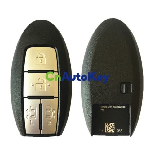 CN027056 Original Nissan Quest 4 Buttons 433MHZ Smart System key AES chip S180144604