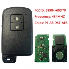 CN007162 For Toyota Land Cruiser Smart Key, 2Buttons, BH1EK P1 A8 DST-AES Chip, ...