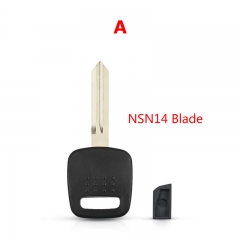 CS027029 For Nissan A33/A32 Transponder Key Shell Replacement Fob Uncut Blank Blade Auto Car Key Cover Case With NSN14/NSN11 Blade