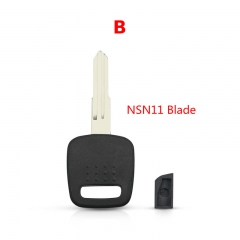 CS027029 For Nissan A33/A32 Transponder Key Shell Replacement Fob Uncut Blank Blade Auto Car Key Cover Case With NSN14/NSN11 Blade