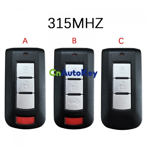 CN011026 for Mitsubishi Mirage 2013 2014 2015 2016 2017 2018 2019 Mirage G4 2016-2020 Remote Key Fob OUC003M ID47 Chip 315MHz FSK