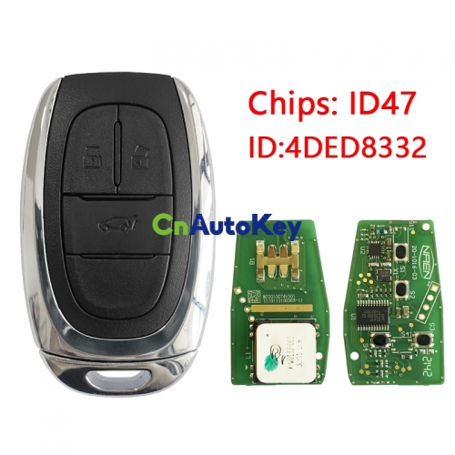 CN032008 For maxus Chips ID47 FCCID 4DED8332 92-1505-01 SN:0458