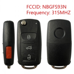 CN001134 MQB Keyless Go Smart Remote Key 315MHz Fob für Volkswagen Jetta Passat 2017 2018 2019 FCC: NBGFS93N P/N: 5K0837202BP