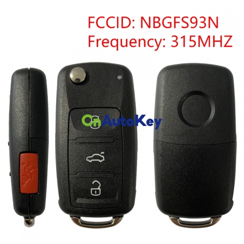 CN001134 MQB Keyless Go Smart Remote Key 315MHz Fob für Volkswagen Jetta Passat 2017 2018 2019 FCC: NBGFS93N P/N: 5K0837202BP