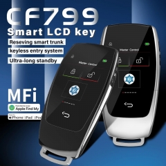 CN120 English/Korean CF799/CF799FM Smart LCD Key Universal For Benz/BMW/Kia/Toyota Keyless Entry With OBD GPS Locator Track Your Car