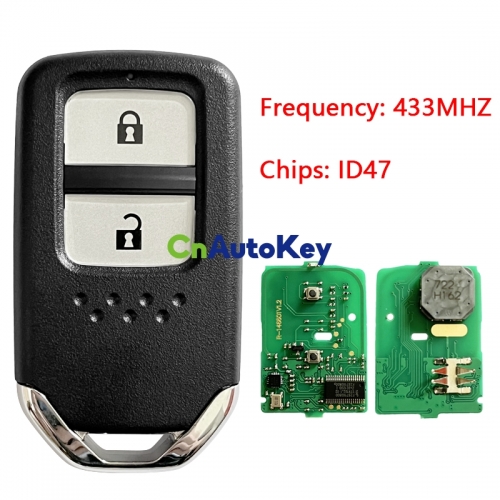 CN003062 2 buttons remote car key 433mhz with 47 chips for Honda Jude CRV