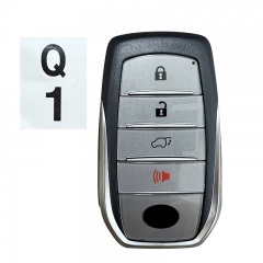 CN007293 Original 3+1 Button Smart Car Key For Toyota FORTUNER Remotes 433.92MHZ FCC ID B3U2K2P/0010 BM1EW