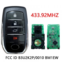 CN007292 Original 3+1 Button Smart Car Key For Toyota GR Remotes 433.92MHZ FCC I...