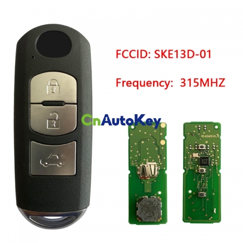 CN026032 For Mazda Atezi 3 button Smart Key 315MHz Mitsubishi system SKE13D-01