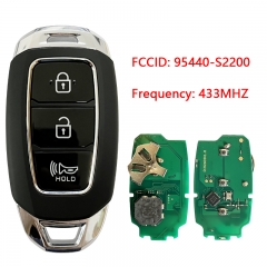 CN020163 Genuine Hyundai Santa Fe 2020 Smart Key Remote 3 Buttons 433 MHz HITAG ...