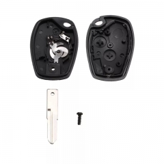 CN010042 2 Buttons 433MHz Uncut Remote Key Keyless Entry for Renault Kangoo PCF7946 Xase Blade VAC102