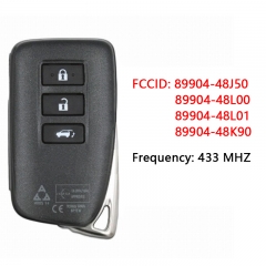 CN052055   Genuine Lexus RX350 RX450HL 2016-2020 Smart Key Remote 3 Buttons 433 MHz BP1EW DST-AES RF430 Chip 89904-48J50 89904-48L00 89904-48L01 89904-48K90 Keyless Go