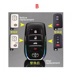 CS007135 4/5 Button Modified Shell For Toyota