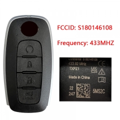 CN027101 Original 2023 N-issan Smart Key Remote 4 Buttons 434MHz Fcc ID KR5TXPZ1...