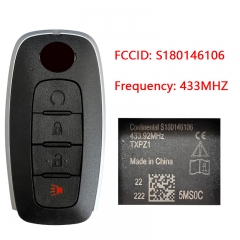 CN027102 Original 2023 N-issan Smart Key Remote 4 Buttons 434MHz Fcc ID KR5TXPZ1...