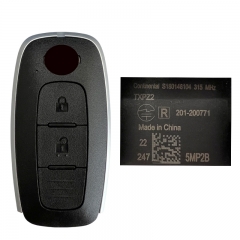 CN027099 Original 2023 N-issan Smart Key Remote 2 Buttons 315MHz Fcc ID TXPZ2 S180146104 HITAG AES CHIP