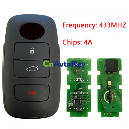 CN036001 Perodua Alza / MYVI 2022 / Ativa Keyless Remote 433MHZ 4A chip