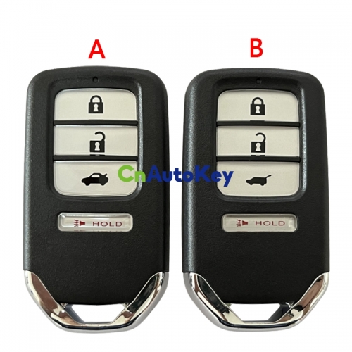 CN003143 4 Buttons Smart Remote Car Key Fob 313.8MHZ with 47 Chip For Honda HR-V FIT EX-L CRV 2016 2017 2018, FCC: KR5V1X